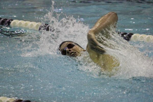 Senior Charlie Rimkus competes during a meet in Evanston. The Wildcats will compete in the Big Ten Championships beginning Wednesday.