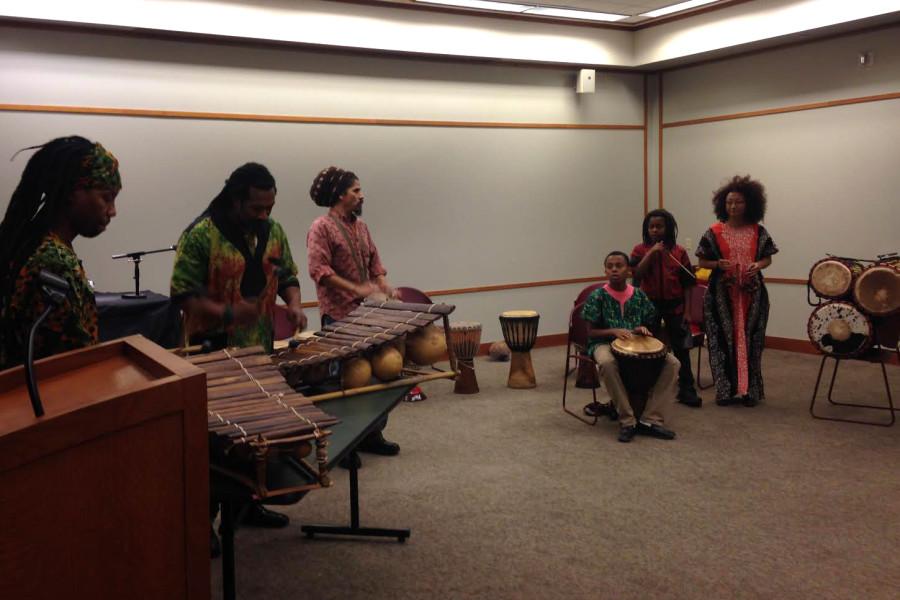 S.O.U.L. Creations Inc. performs at the "11 Months of African American History Wrap Up Celebration." The Evanston Public Library's 11-month series ended today with a celebration that included dance and a reading from an August Wilson play.