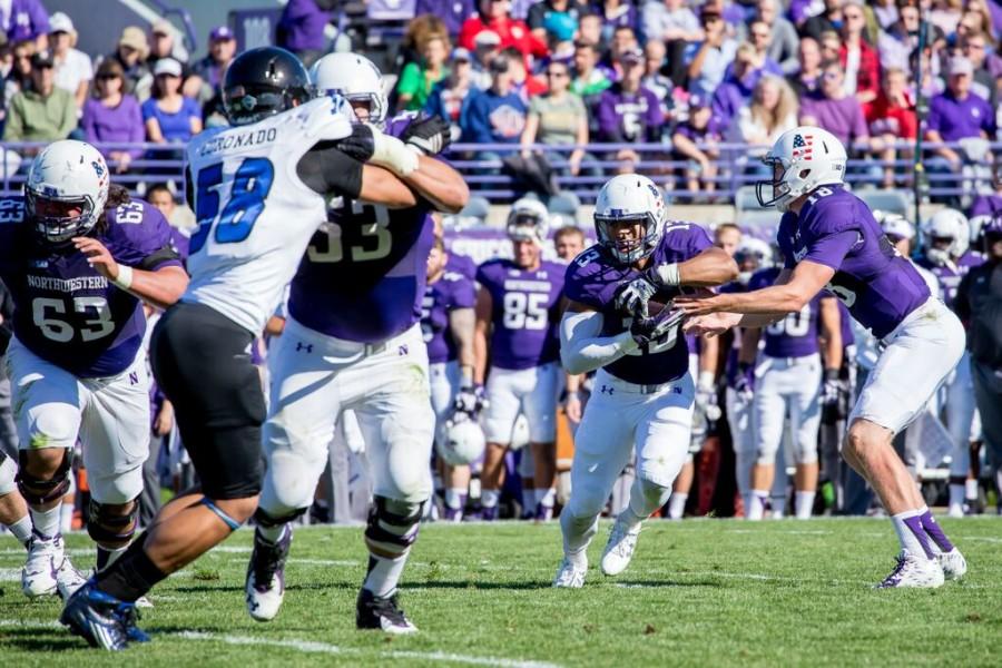 Junior running back Warren Long sprinted 55 yards for Northwestern's lone offensive touchdown of the game Saturday. The Wildcats rushed for 201 yards in their win over Duke.