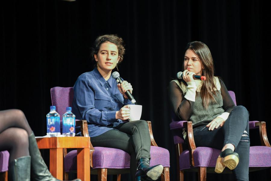 “Broad City” stars Ilana Glazer and Abbi Jacobson speak about Judaism, comedy and TV success. A&O Productions and NU Hillel featured the duo as their fall speakers for a crowd of about 500 people.