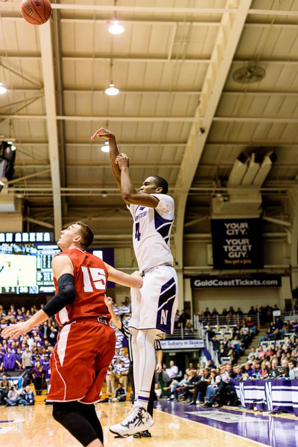 Sophomore forward Vic Law takes a jumpshot. Law will miss the 2015-2016 season with a torn labrum. 
