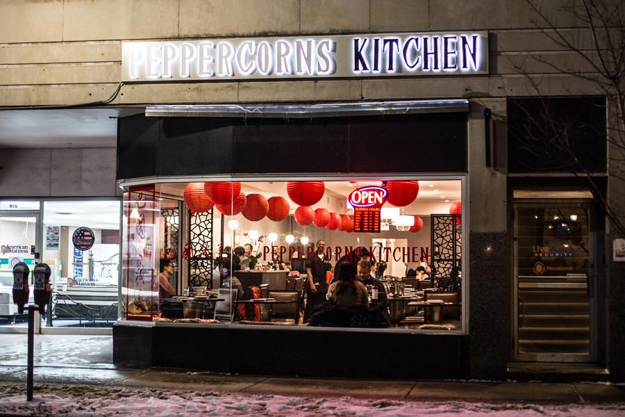 Peppercorns Kitchen, 620 Davis St., opened in mid-January. The restaurant’s CEO Judy Luo said Peppercorns offers “truly original” Szechuan Chinese cuisine.