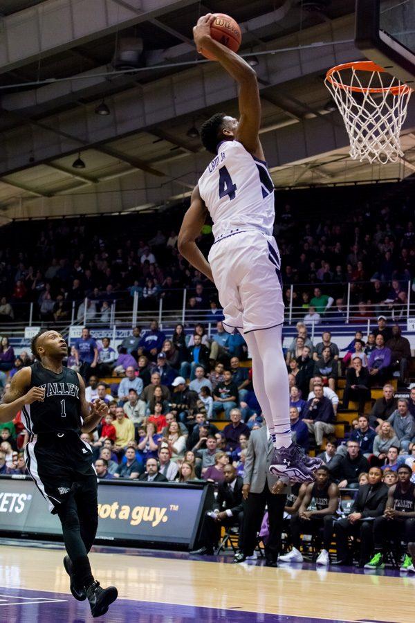 Vic Law rises up to finish a dunk. The sophomore should help invigorate the Wildcats’ offense this year after he redshirted last season. 