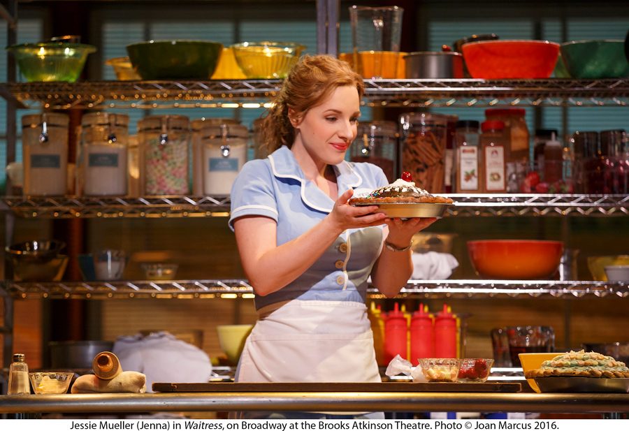 Jessie Mueller stars in Broadway’s “Waitress” in 2016.  Mueller graduated from Evanston Township High School in 2001 and went on to make a name for herself in the Chicago theater community and on Broadway.