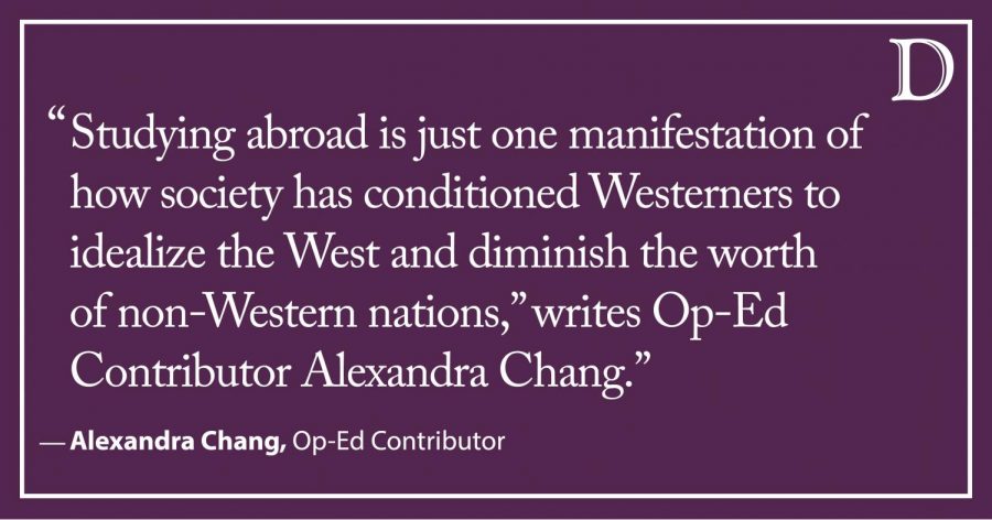 Chang: Studying abroad is too Eurocentric