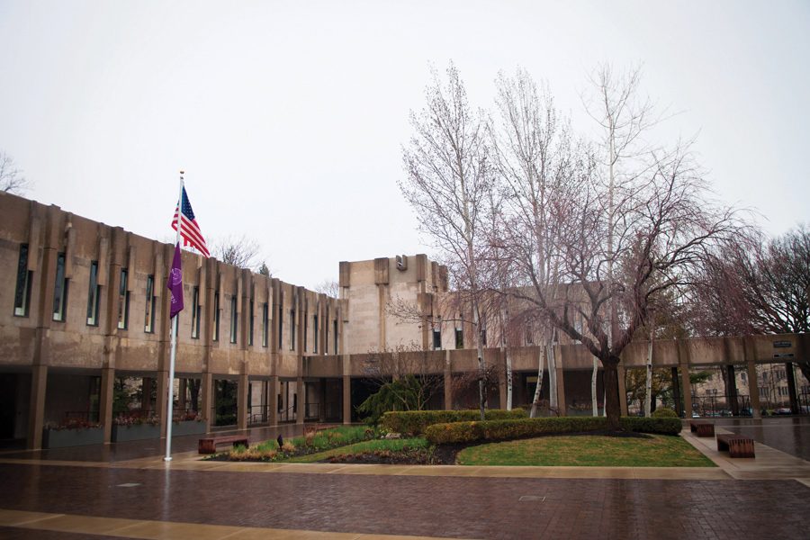 Four contractors who visited several campus buildings have tested positive for COVID-19.