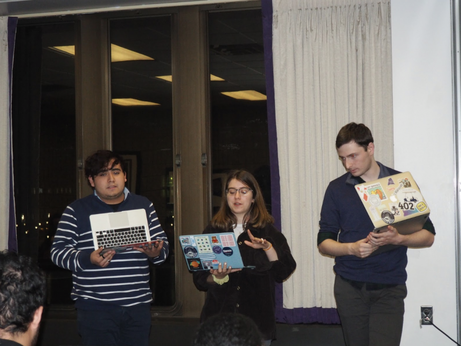 Members of ASG at the last session of Winter Quarter, when they voted to transition to remote sessions.