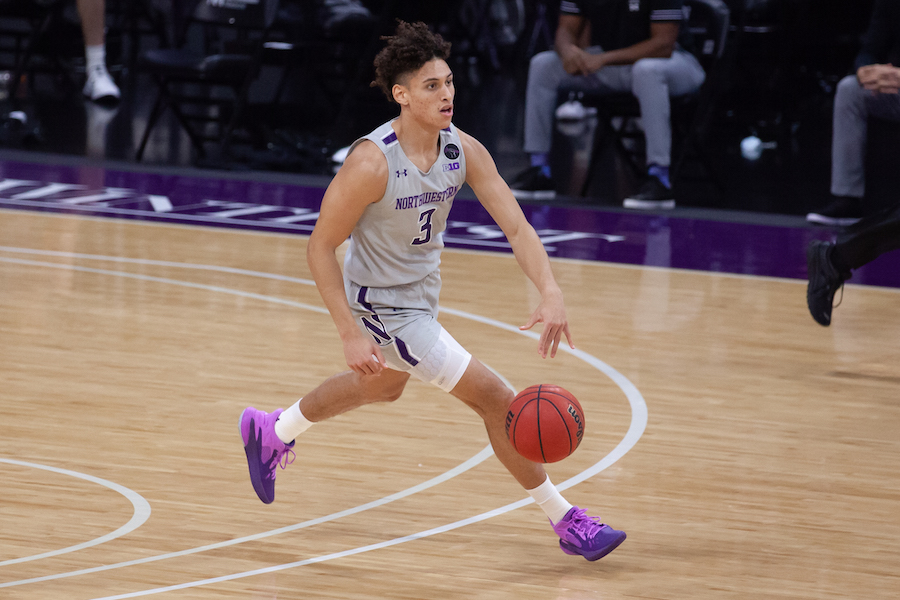 Ty Berry dribbles down the court. The freshman is one of many players seeing significant time for the Wildcats this season.
