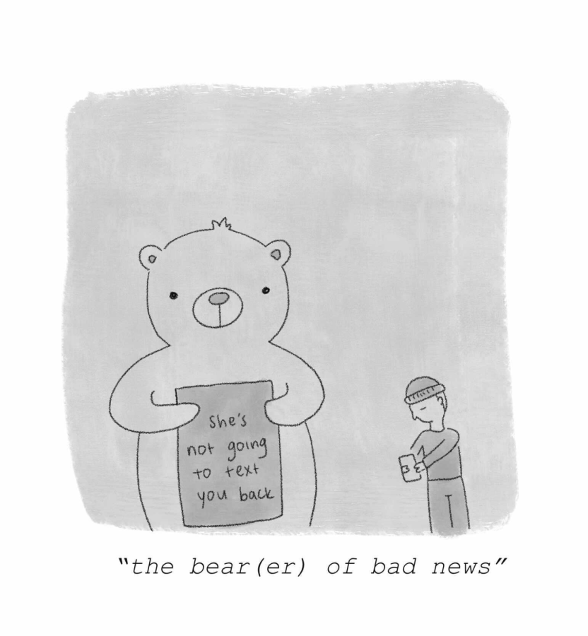 Meher's Cartoon: "Bear-er of bad news"