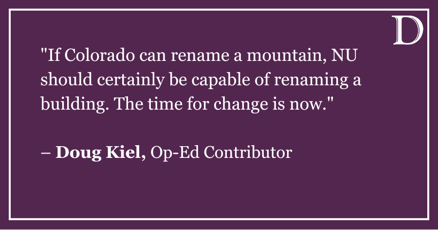 Kiel: After Schill’s inaugural address, it’s time to rename John Evans Alumni Center