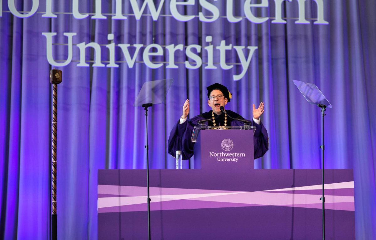 President Michael Schill. He was inaugurated during a tumultuous year.