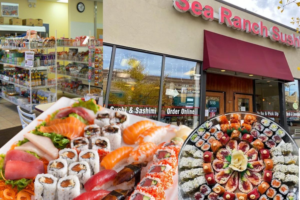 Sea Ranch sushi offers a wide variety of sushi on their menu, including large party trays. 