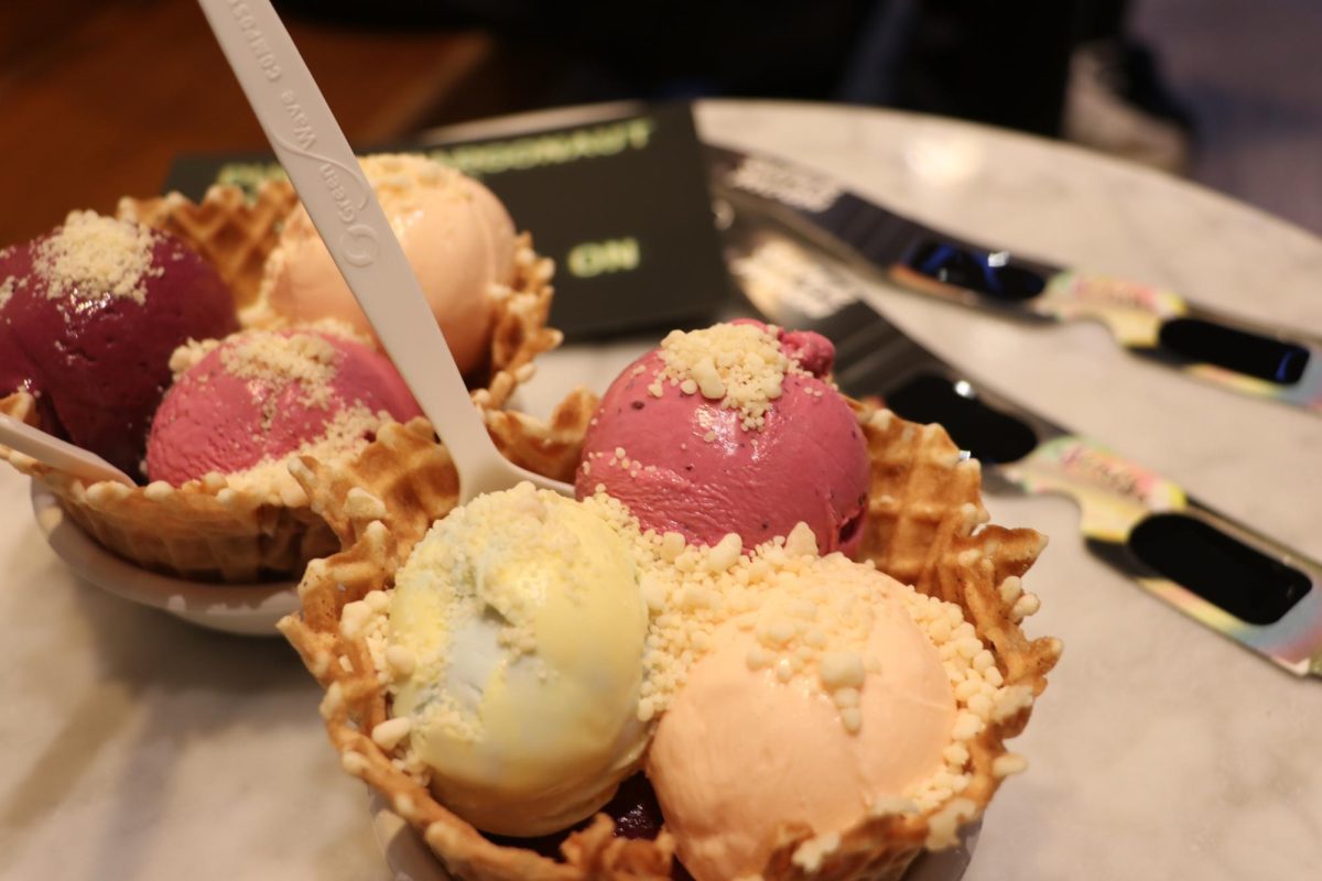 The launch featured three new flavors, a returning flavor and a new topping.