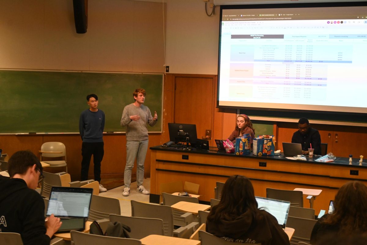 Mock Trial received $8,882 in funding — the full amount the group requested — after SESP sophomore and ASG Co-President Caleb Snead advocated on its behalf.