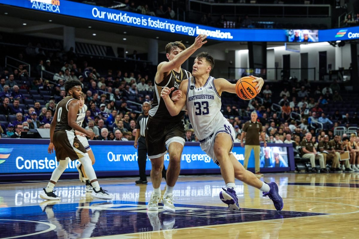 Redshirt sophomore forward Luke Hunger drives to the basket against Lehigh. Hunger tallied a career-high 15 points Monday.