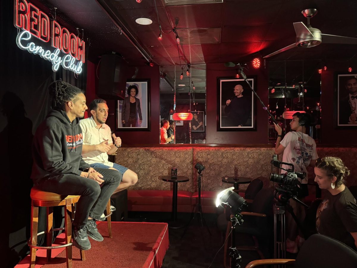 SESP Prof. Sepehr Vakil is one of two hosts of the podcast “A Professor and Comedian Walk Into a Bar,” which launched July 2024.