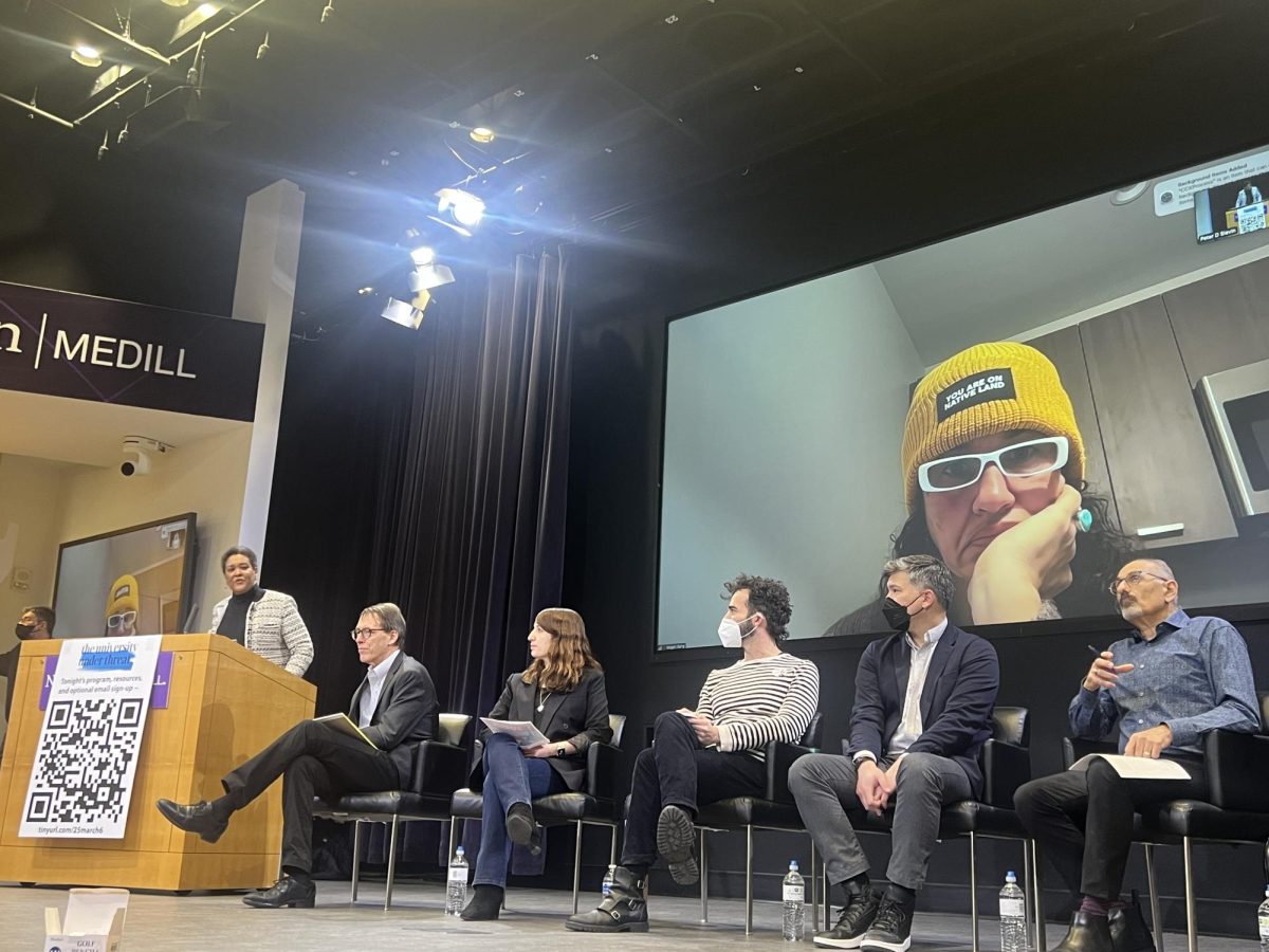Five faculty members and a graduate student gathered at the McCormick Foundation Center Forum, expressing their concerns about the latest executive orders. 
