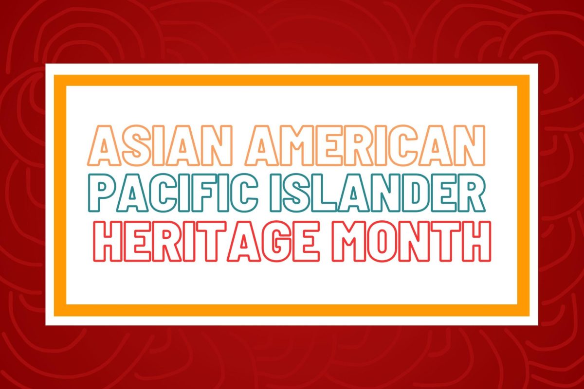 A graphic reading "Asian American Pacific Islander Heritage Month"