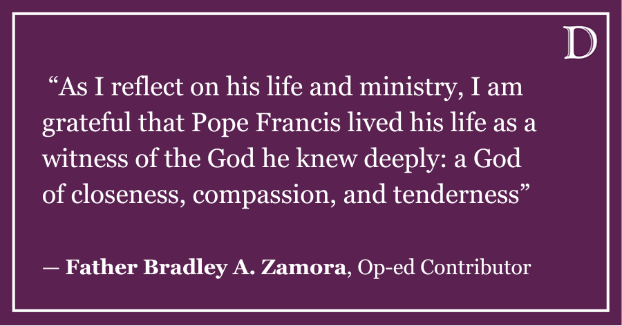 Zamora: The gifts of God to Pope Francis and Pope Francis’ gifts to us