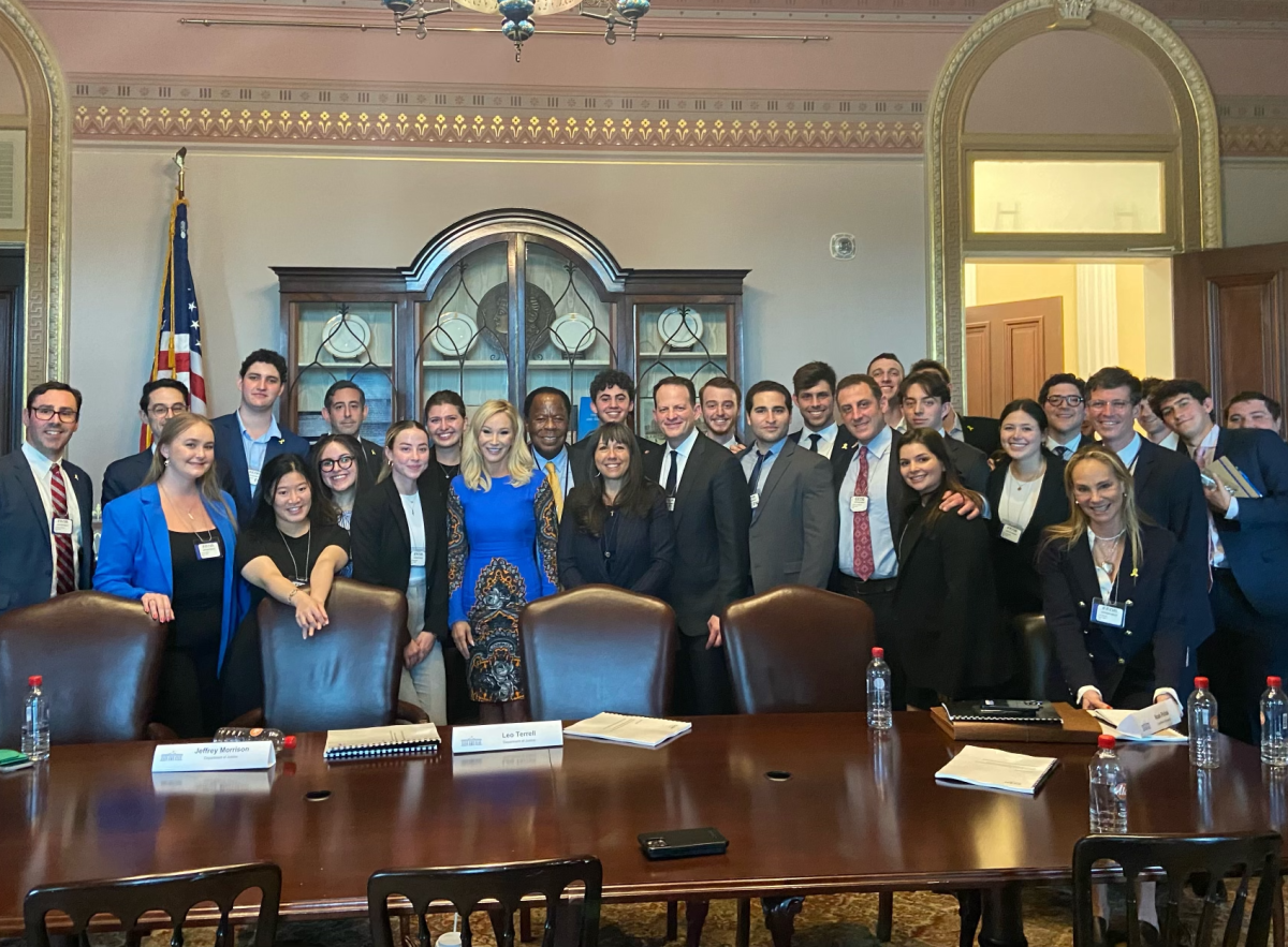 Students met with representatives from the Department of Education and Department of Justice at the White House on Tuesday.