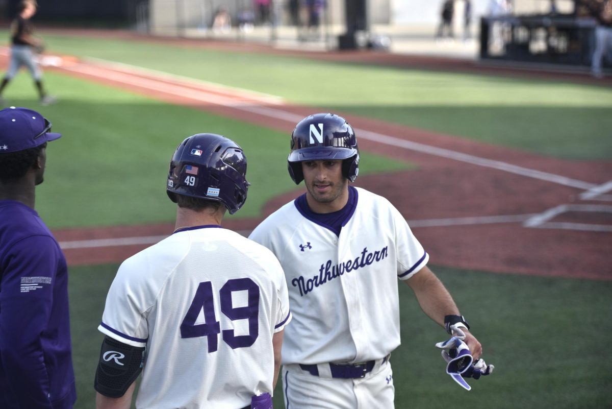 Baseball: Lausch’s perfect day at the plate leads Northwestern to victory in final home game