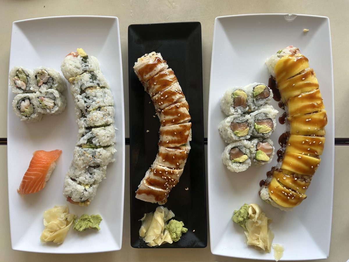 Sea Ranch offers a variety of classic and specialty sushi combinations that make for a refreshing spring quarter meal. 