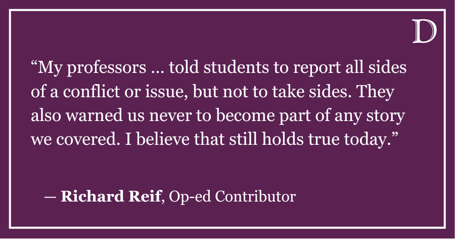 LTE: Journalists must remain objective